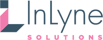 A green background with pink and blue letters.